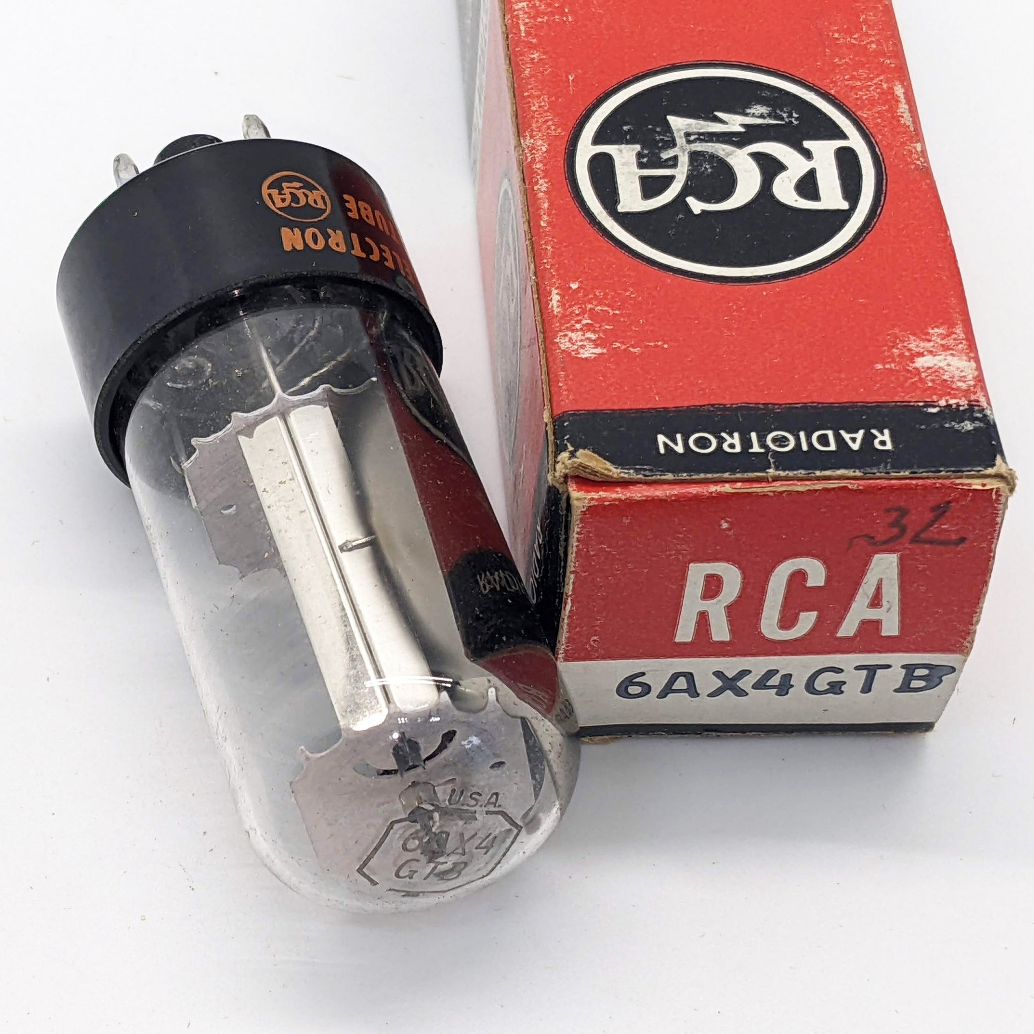 RCA 6AX4GTB New Old Stock 1965 Tube,   Hickok Tested Good/Strong