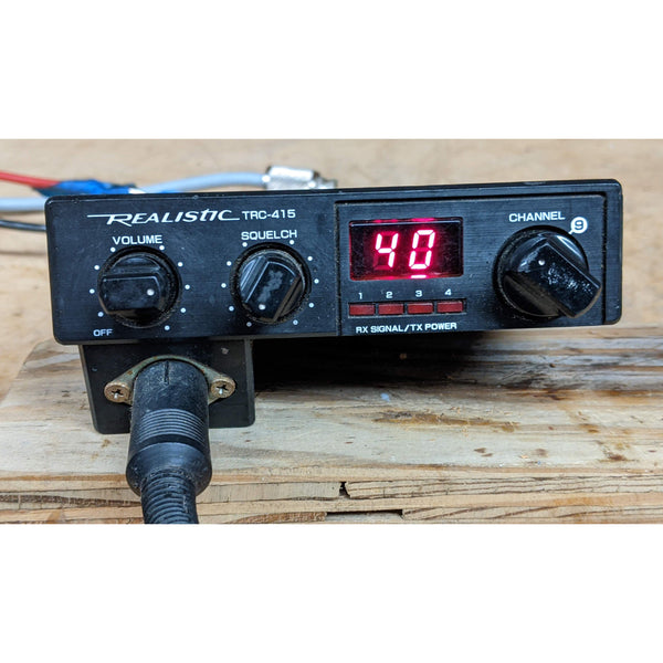 Realistic TRC-415 40 Channel CB Radio, No Audio