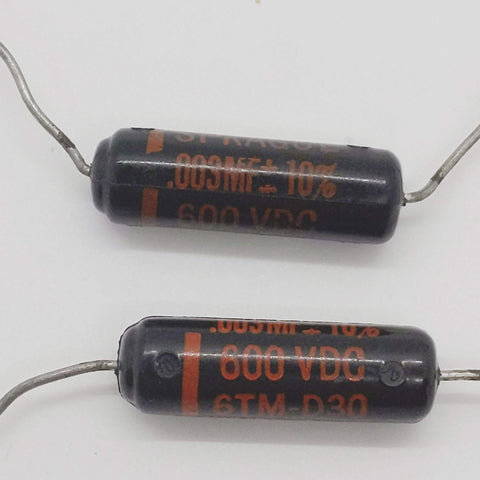 Sprague .003mf (+/- 10%)  600VDC Capacitors