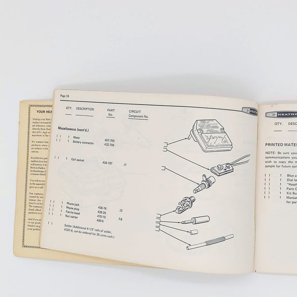 Heathkit HD-120 Solid State Dip Meter Manual, 1975