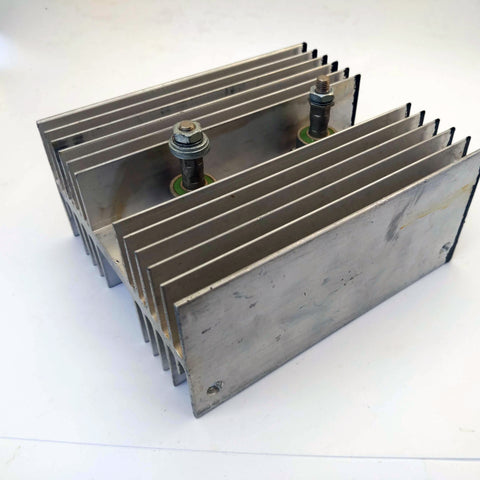 Large Heat Sink With Two Power Studs (Diodes)