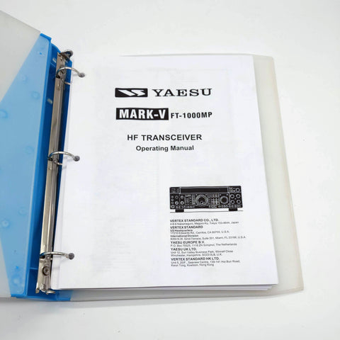 Yaesu FT-1000MP Mark V Manual, Hard Cover