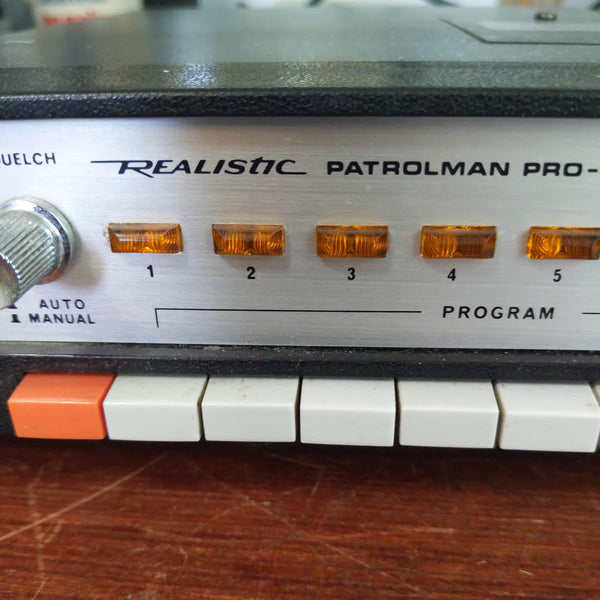 Realistic Patrolman Pro-77A H-Lo Scanner, For Parts Or Repair