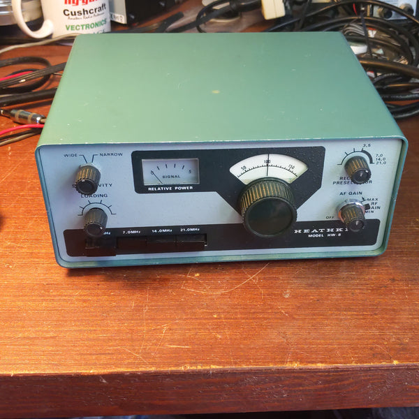 Heathkit HW-8 CW QRP Transceiver and Heathkit HWA-7-1 Power Supply