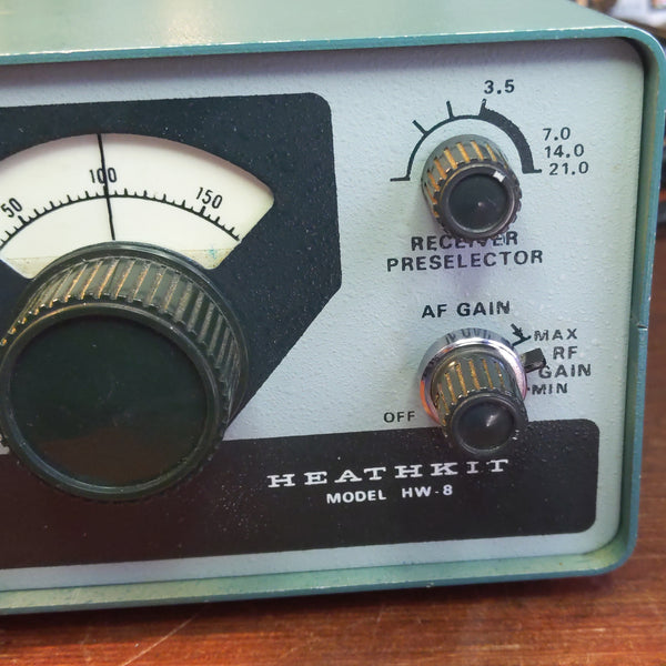 Heathkit HW-8 CW QRP Transceiver and Heathkit HWA-7-1 Power Supply