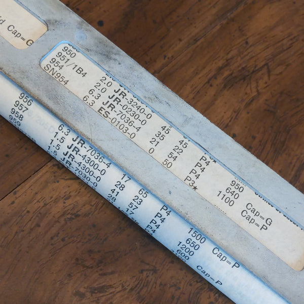 Hickok 547A Tube Data Roll, Dated 2-1-1951, Good Shape