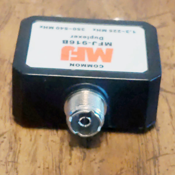 MFJ-916B Duplexer, 1.3-225 MHz, 350-540 MHz