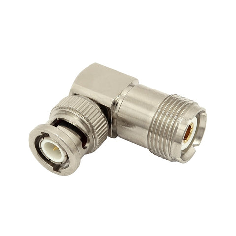BNC Male To UHF Female (SO-239) Right Angle Adapter