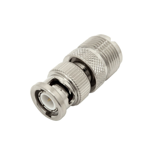 UHF Female To BNC Male Adapter, Gold Center Pin