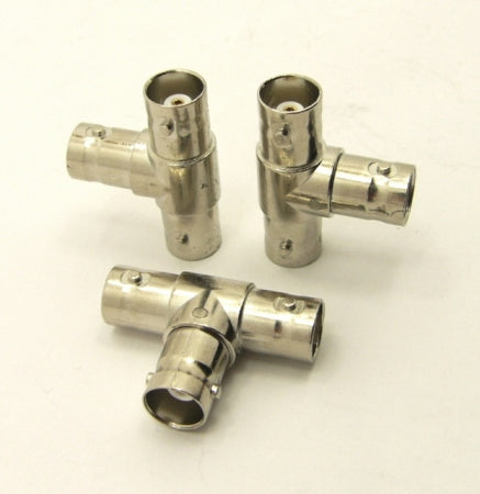 BNC Female/BNC Female/BNC Female Tee Adapter