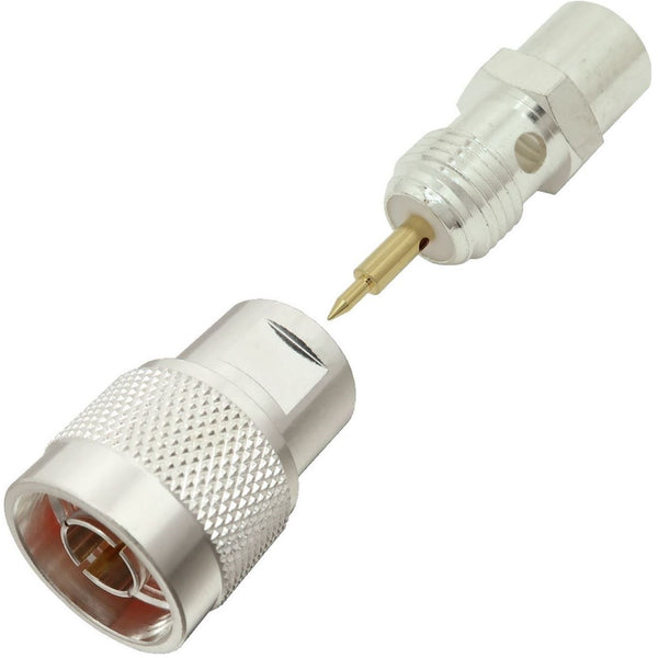 Type N Male Solder Connector For RG-8, LMR-400, Other 0.405" OD Coax
