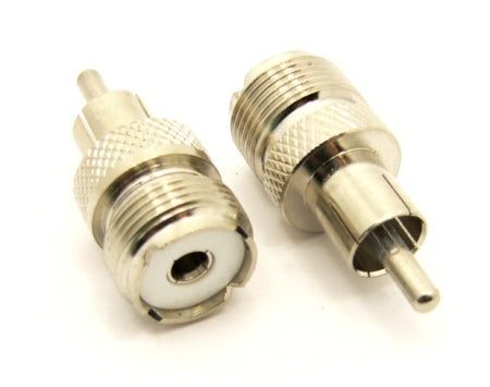 UHF Female (SO-239) To RCA Male Adapter