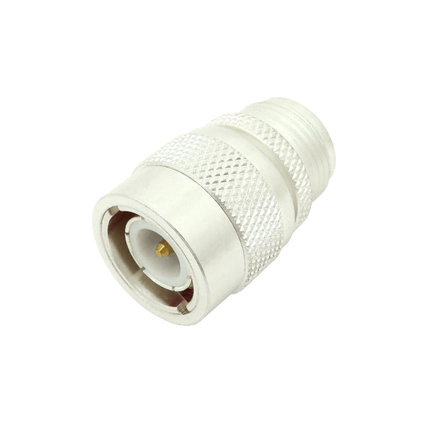Type N Female Connector to Type C Male Connector Adapter, Silver/Teflon