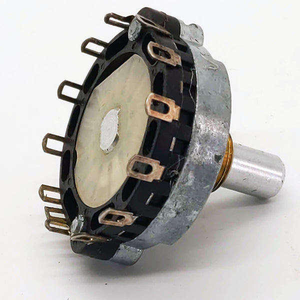 12 Position Rotary Switch, 500-1009, For Radio Applications