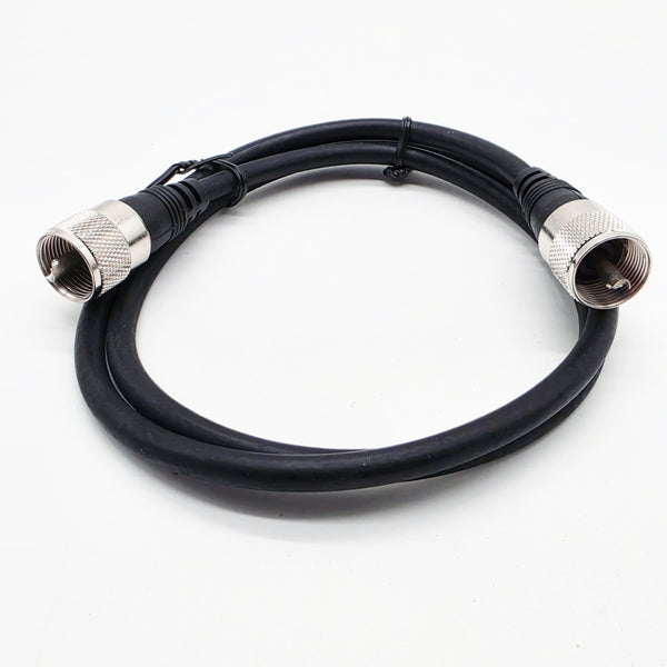 OPEK 3 Ft. RG-8X Coax Jumper, PL-259 Ends, WARRANTY