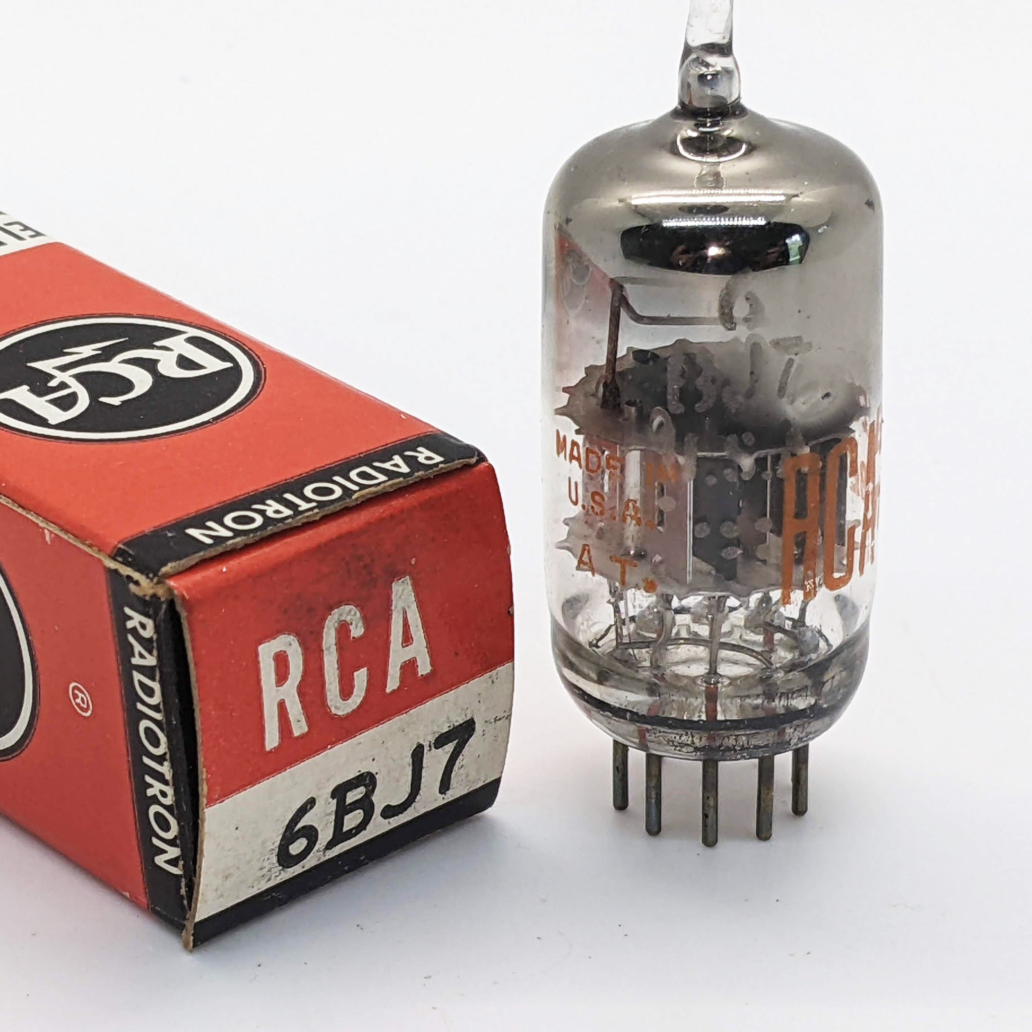 RCA 6BJ7, 1965-1966, Tested Three Times Good,  Hickok Tested Good
