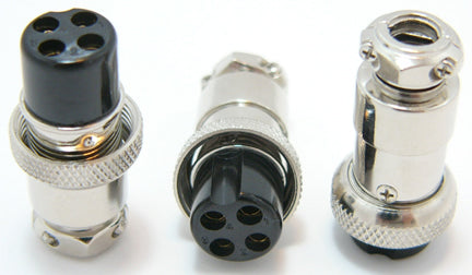 4-Pin Microphone Plug Cable End