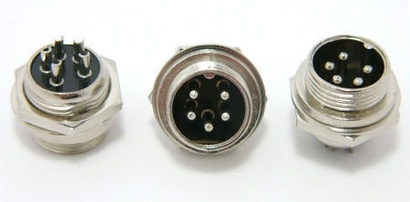 5-Pin Chassis Mount Female Microphone Connector