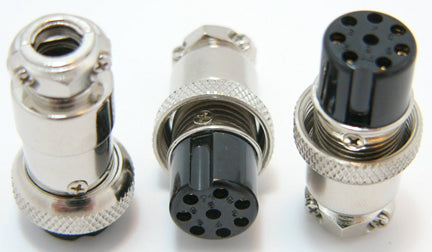 8-Pin Microphone Plug Cable End/Jack