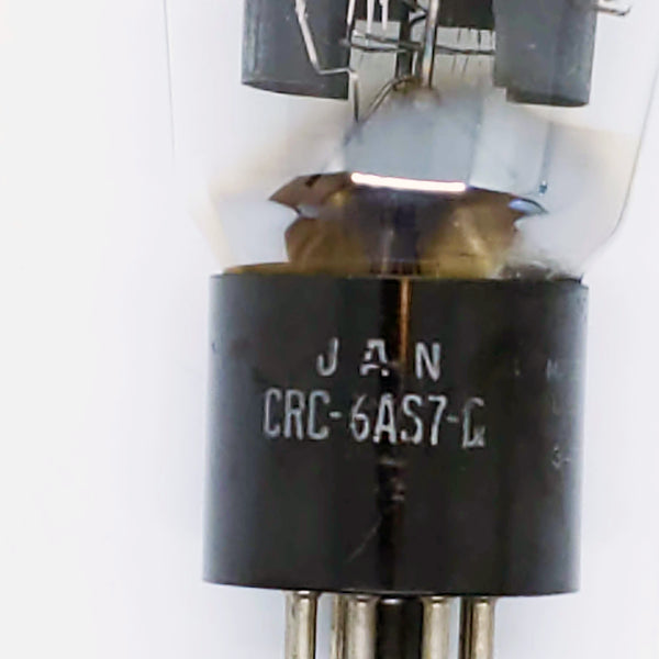 RCA JAN CRC 6AS7-G Tube, Hickok Tested Good/Strong