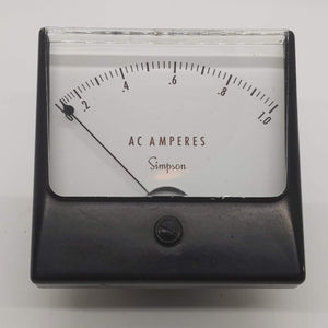 Simpson AC Amp Meter 0-1.0 Amp, New