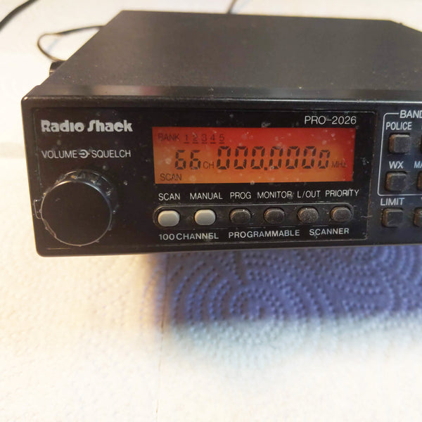 Radio Shack PRO-2026 Scanner (Made By Uniden), See Video