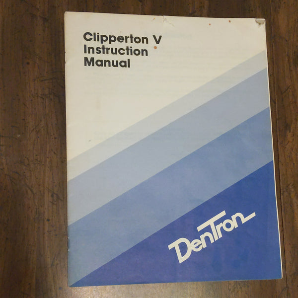 Dentron Clipperton V Instruction Manual, OEM