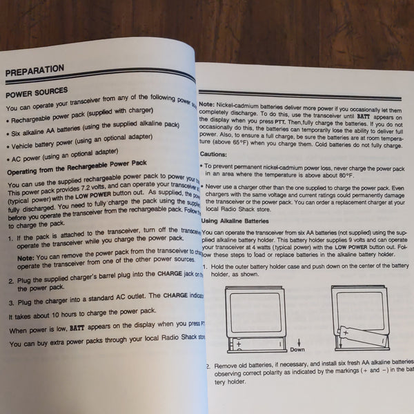 Realistic HTX-202 2M FM Transceiver Manual