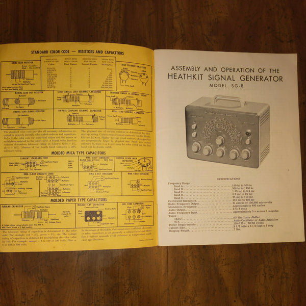 Heathkit SG-8 Signal Generator Assembly & Operation Manual