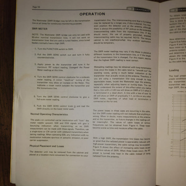 Heathkit HM-2102 VHF Wattmeter Assembly & Operation Manual, OEM