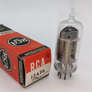 RCA 12AT6 JAN Tube, New, All 3 Tests Good On Hickok