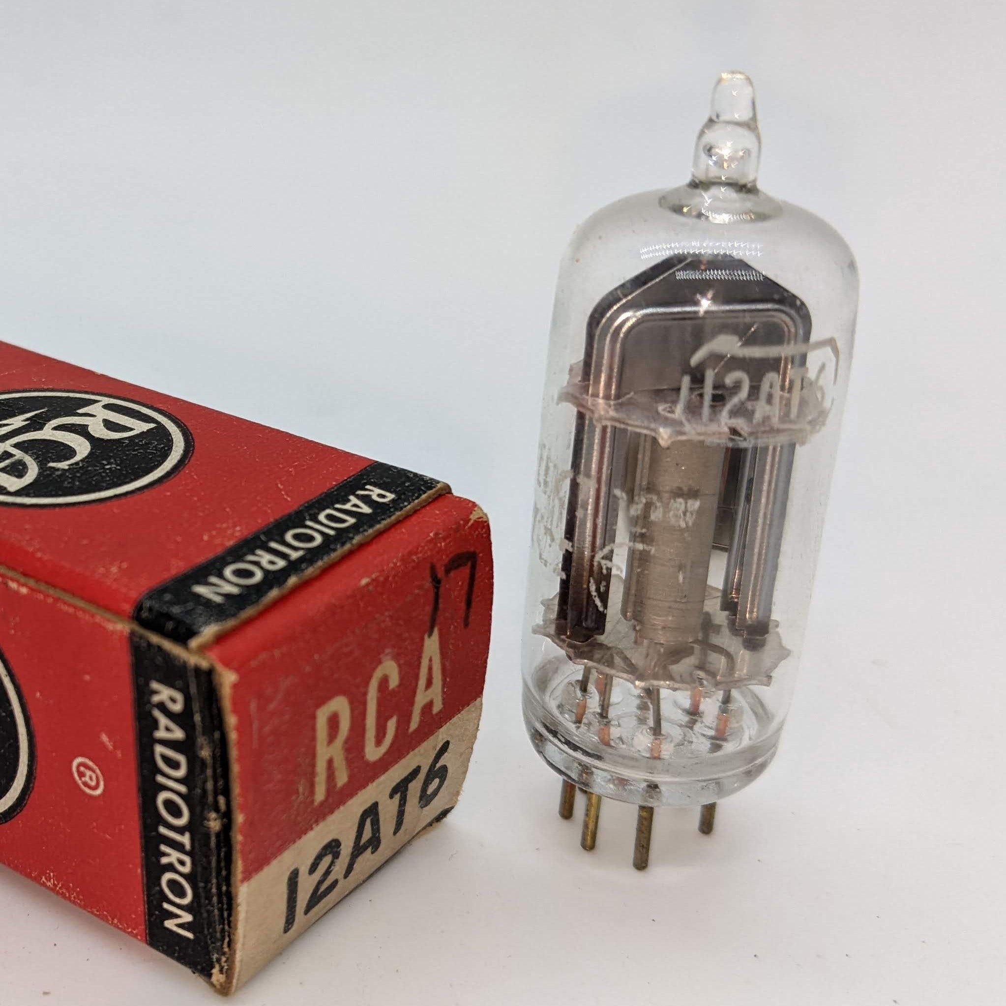 RCA 12AT6 Tube, New, All 3 Tests Good On Hickok