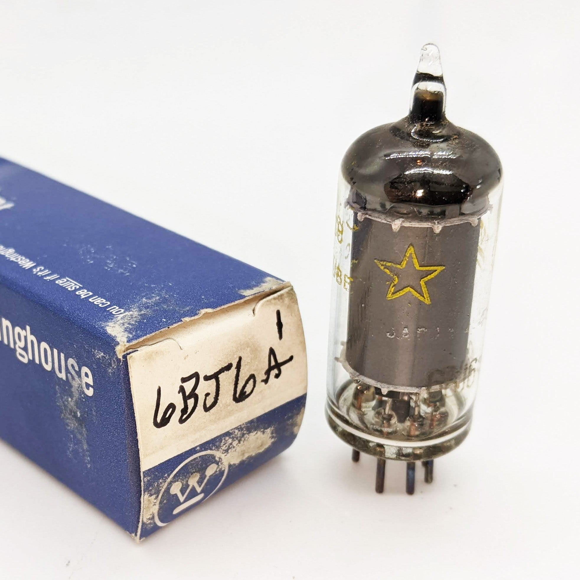 Westinghouse 6BJ6A Tube, New, Tested Good On Hickok