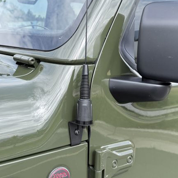 Jeep Wrangler/Gladiator Antenna Mount, Either Side, NO DRILLING, AM-JP01 OPEK