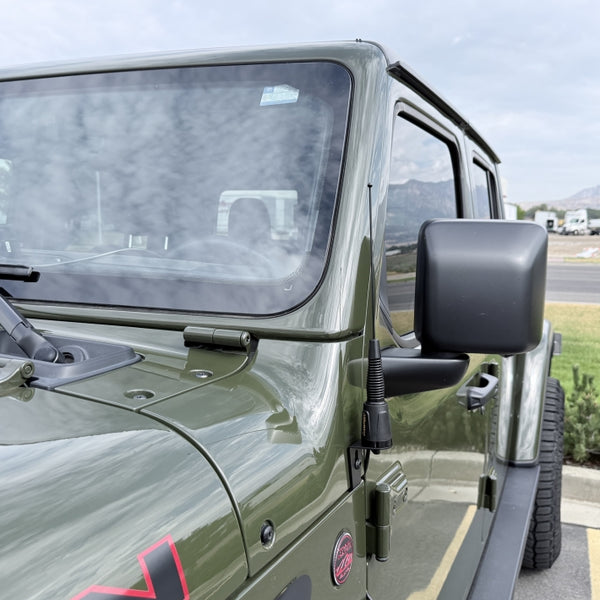 Jeep Wrangler/Gladiator Antenna Mount, Either Side, NO DRILLING, AM-JP01 OPEK