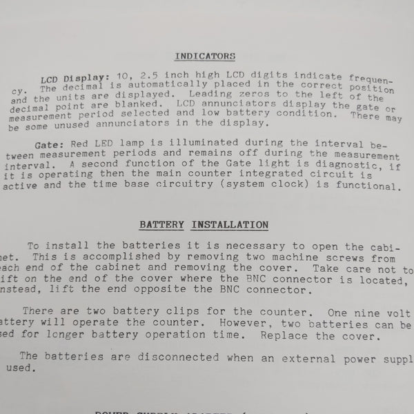 MFJ-346 600 MHz LCD Frequency Counter Instruction Manual