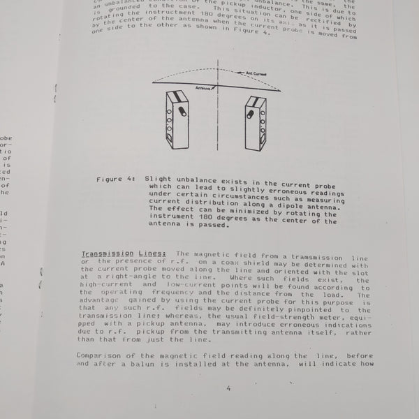 MFJ-206 Antenna Current Probe Owner's Manual