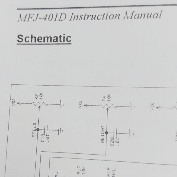 MFJ-401C Econo Keyer II OEM Instruction Manual