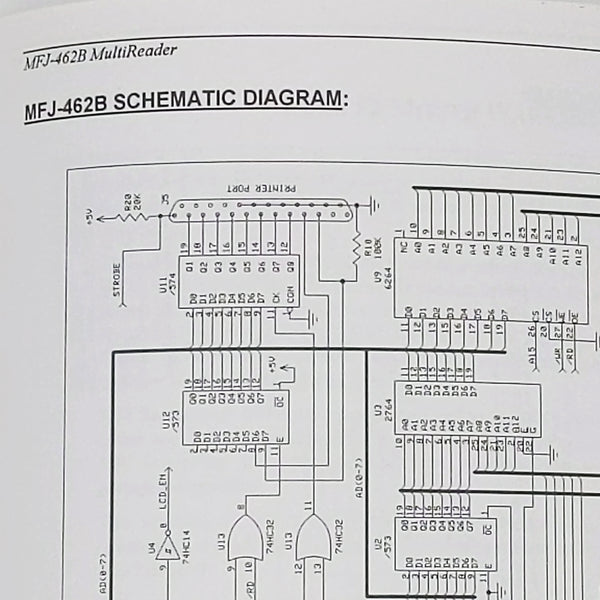 MFJ-462B MultiReader Ver. 2E Original Manual