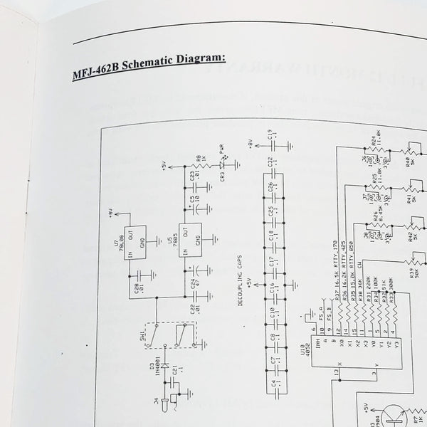 MFJ-462B MultiReader V. 2C Original Manual
