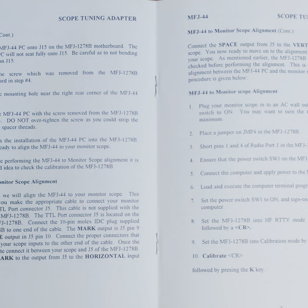 MFJ-44 Slope Tuning Adapter
