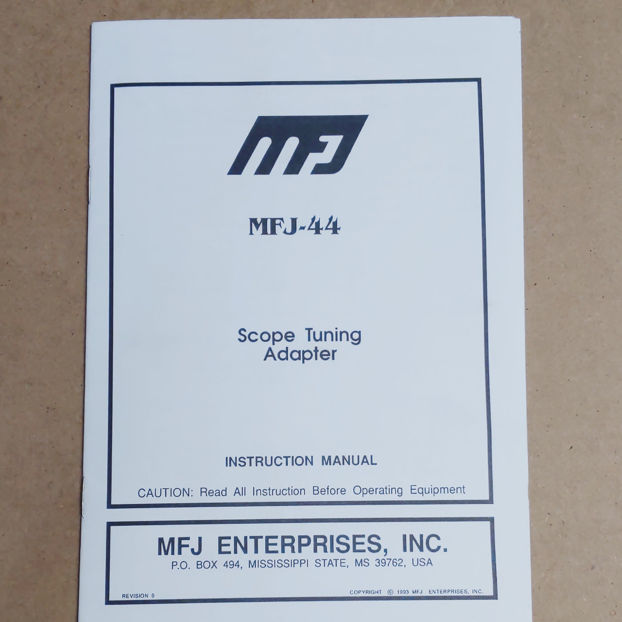 MFJ-44 Slope Tuning Adapter