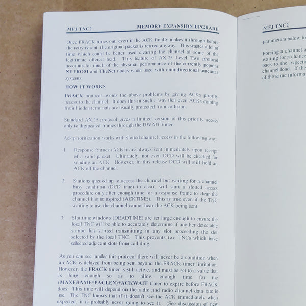 MFJ-47 ABC, Instruction Manual For MFJ-1270/1270B/1274 Mailbox Memory Expansion