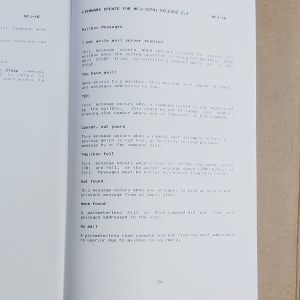 MFJ-52B Deviation Meter Instruction Manual
