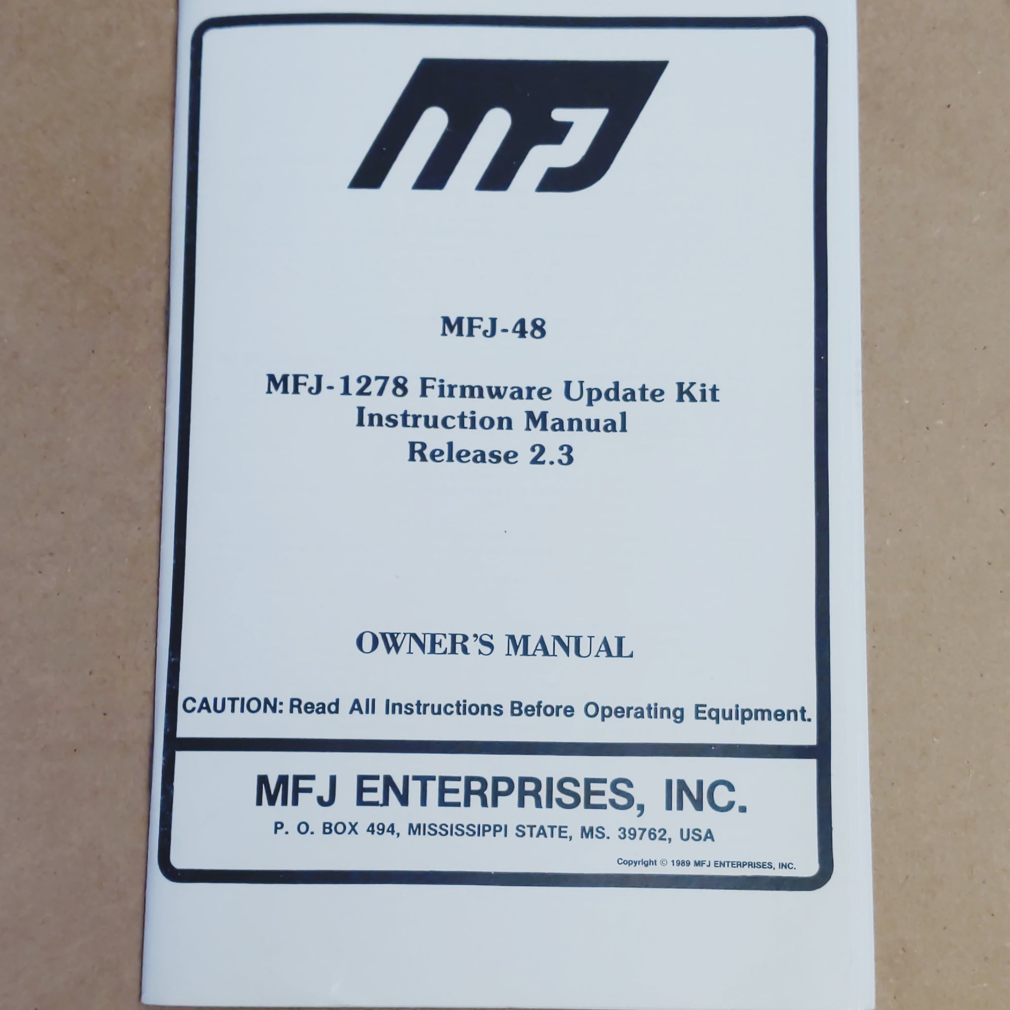 MFJ-52B Deviation Meter Instruction Manual