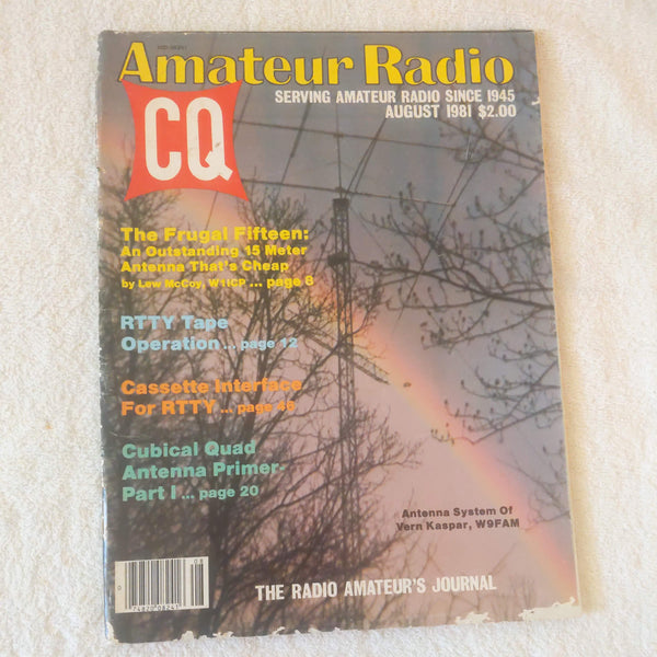 CQ Magazine, Individual Photos, 7 Issues, 1981, 1982, 1985, 1988