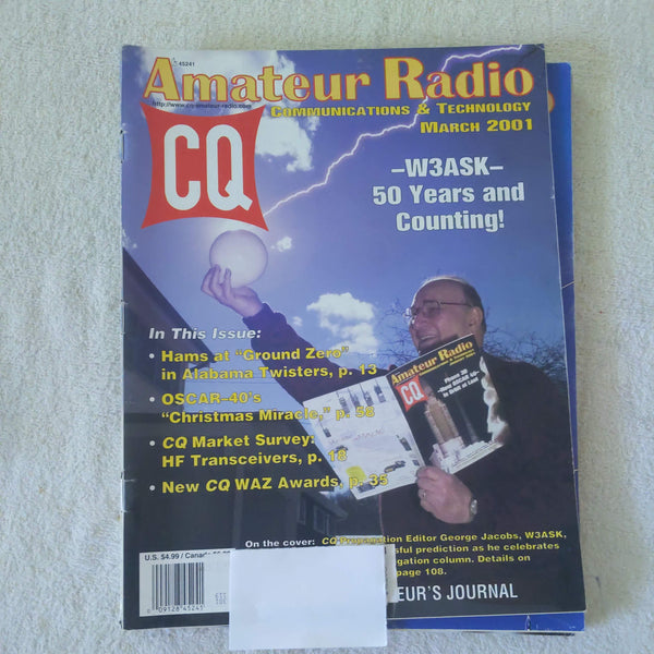 CQ Magazine, Individual Photos, 12 Issues From 2001 (Whole Year)