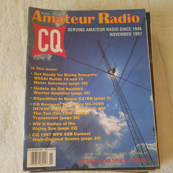 CQ Magazine, Individual Photos, 11 Issues, 1997 (Except September)