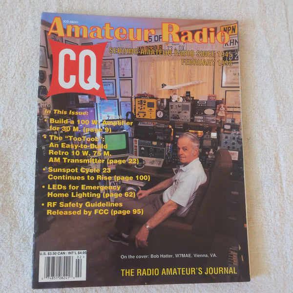 CQ Magazine, Individual Photos, 9 Issues, 1998 (Except July, Sept, November)