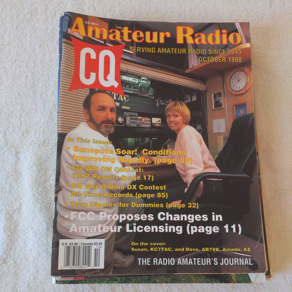 CQ Magazine, Individual Photos, 9 Issues, 1998 (Except July, Sept, November)
